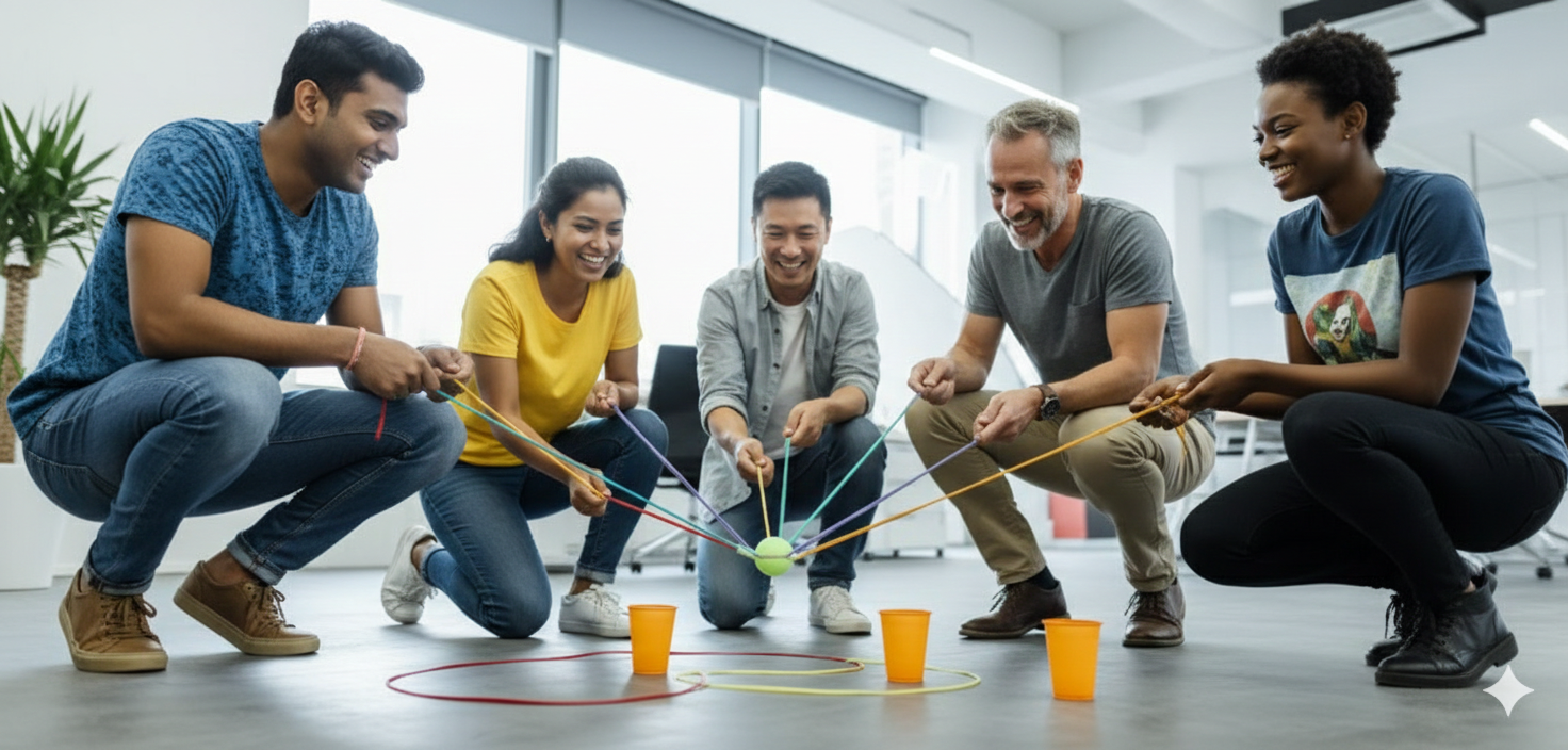 Team Building & Alignment — Forget the traditional "fun day." We design tailor-made experiences that create the right environment for genuine connection and reflection. By focusing on shared direction and engagement, we re-align your team with their "North Star," ensuring everyone is moving forward with renewed energy and a unified purpose.